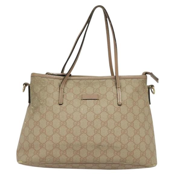 GUCCI GG Supreme Hand Bag PVC 2way Pink 353440 Auth BD1945 - Picture 13 of 16